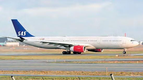 Scandinavian Airlines debut flight denied entry