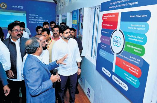 Andhra Mins collect info on Digital Nerve Centre