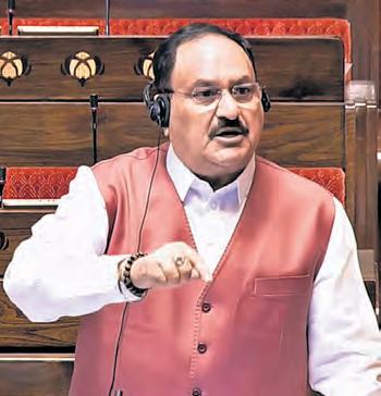 Uproar in RS as Nadda blames TMC for 'law and order collapse' in Bengal