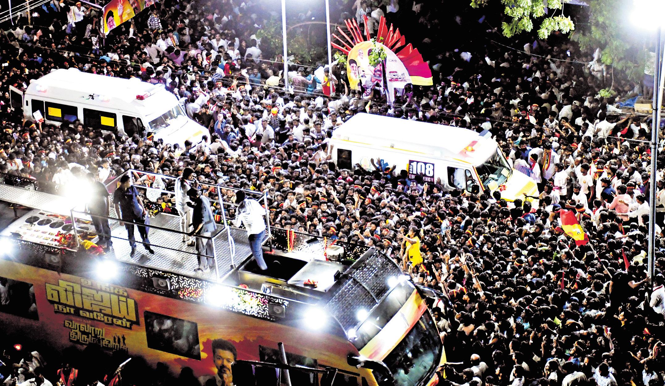 36 killed in Vijay rally stampede