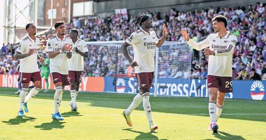 Newly-crowned champions Arsenal finish season on a high