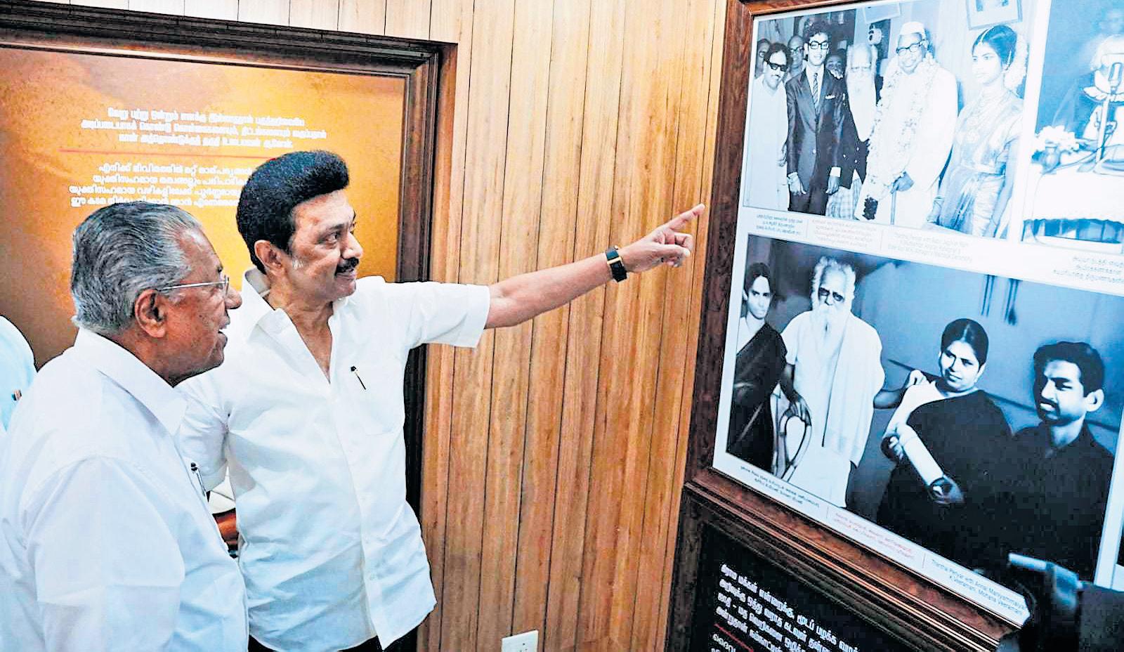 Pinarayi, Stalin unite to inaugurate rebuilt Vaikom Periyar memorial