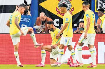 Not like watching Brazil but Selecao may like it that way