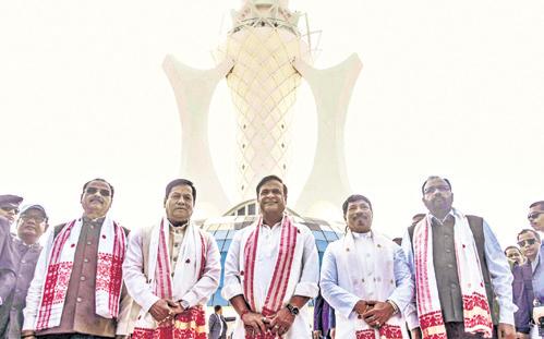 CM unveils memorial for Assam Agitation 'martyrs'