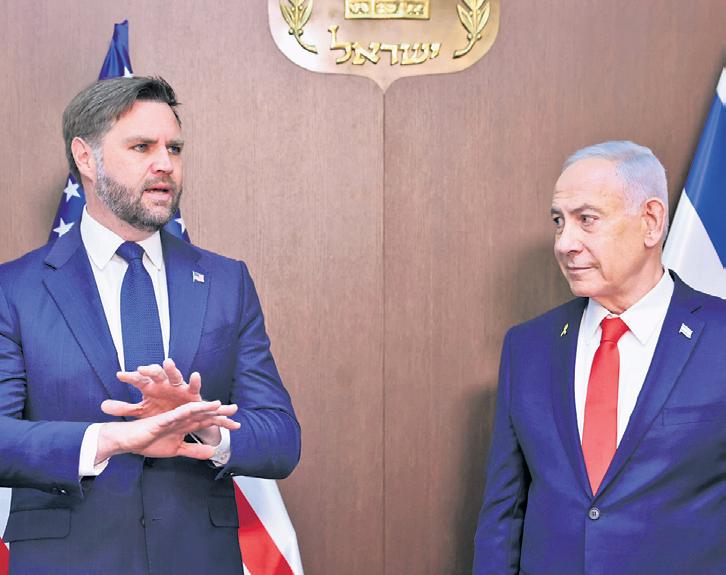 Vance, Bibi stress cooperation as ceasefire efforts continue