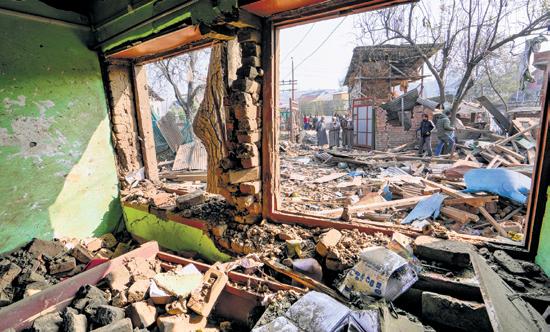 Dr Umar Nabi’s house demolished