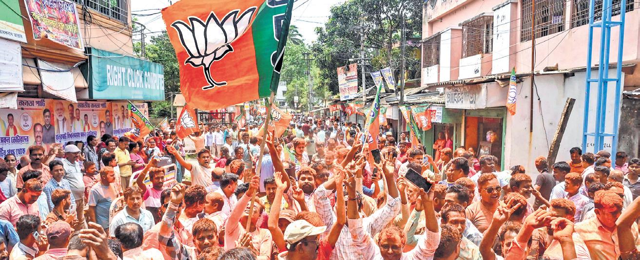 BJP storms Didi fort of Presidency and Abhishek’s South Bengal fief