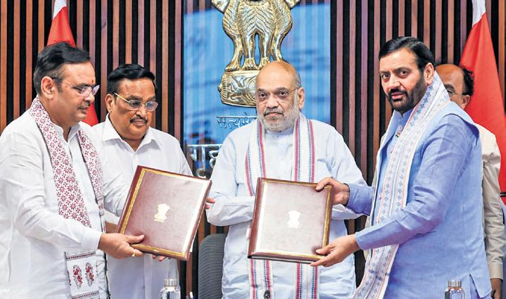 Haryana & Raj sign MoU on '94 Yamuna water agreement