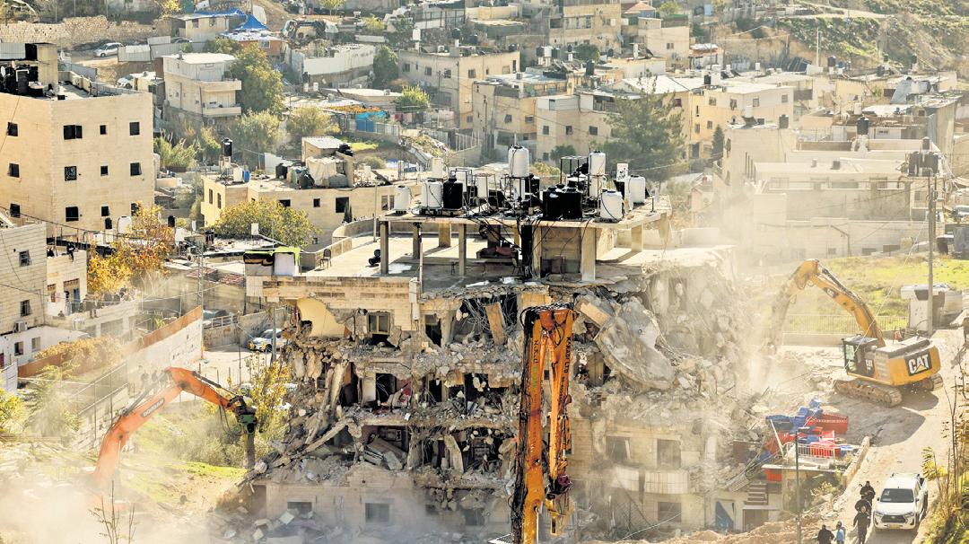 Israel razes Jerusalem building, evicting Palestinians