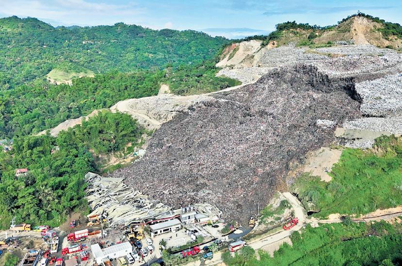 36 missing as Philippine landfill garbage, debris avalanche kills two, traps dozens