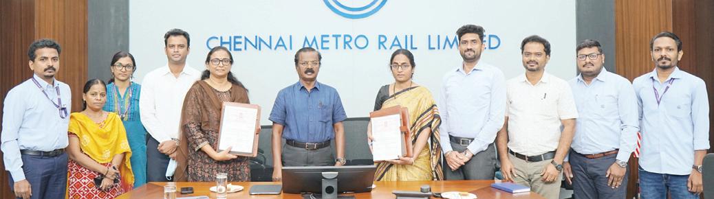 3 மெட்ரோ ரயில் நிலையங்களின் வணிக மேம்பாடு: திட்ட அறிக்கை தயாரிக்க ஒப்பந்தம்