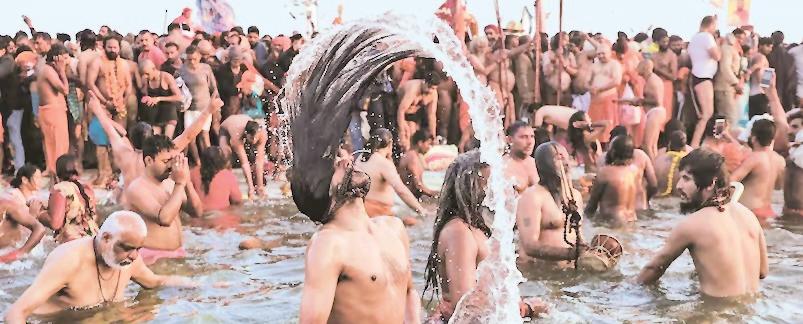 திரிவேணி சங்கம கங்கை நீர் குளிக்க பாதுகாப்பானதாக இல்லை