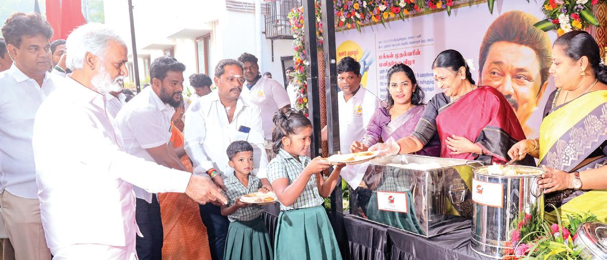 ‘அமுதக் கரங்கள்' திட்டம்: துர்கா ஸ்டாலின் தொடங்கிவைத்தார்