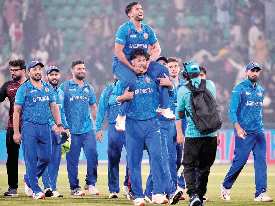 ஆப்கானிஸ்தான் 'த்ரில்' வெற்றி: இங்கிலாந்தை வெளியேற்றியது