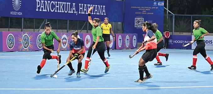 தேசிய சீனியர் மகளிர் ஹாக்கி: ம.பி., ஜார்க்கண்ட் வெற்றி