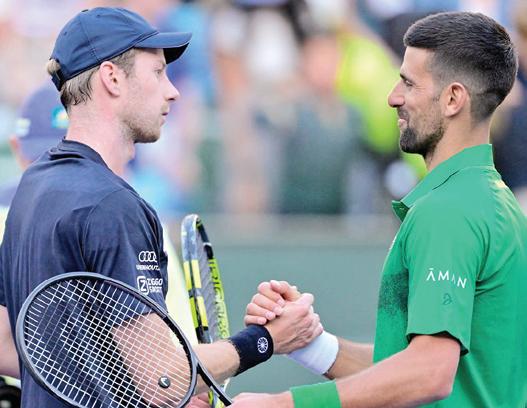 ஜோகோவிச், ருப்லேவ் அதிர்ச்சித் தோல்வி