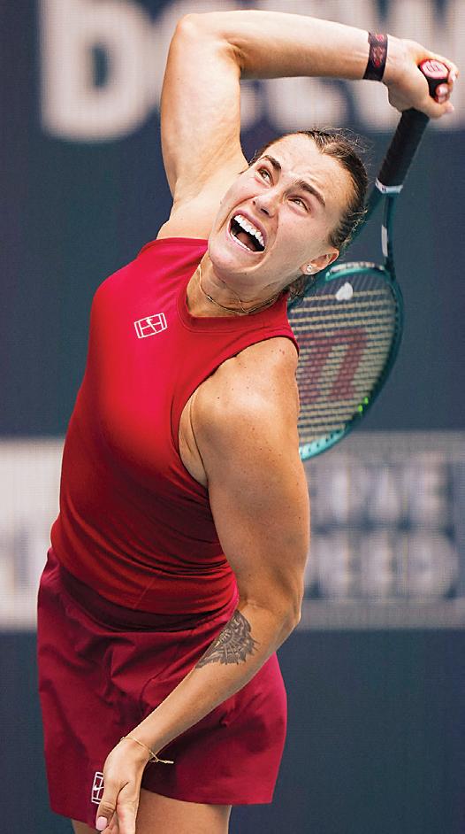 முன்னேறும் சபலென்கா, ஸ்வியாடெக்; வெளியேறினார் கௌஃப்