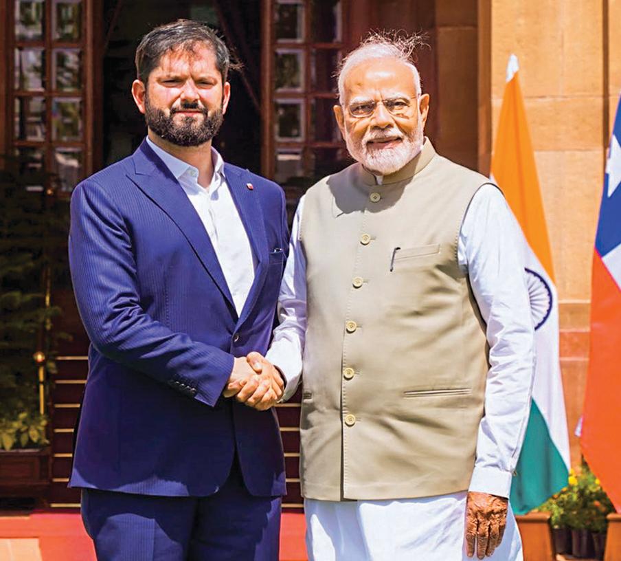 இந்தியா-சிலி வர்த்தக ஒப்பந்தப் பேச்சு தொடக்கம்