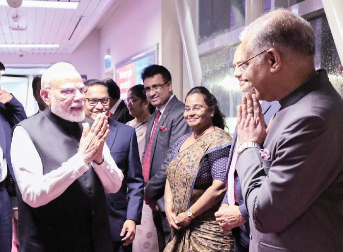 இலங்கை அதிபருடன் பிரதமர் மோடி இன்று சந்திப்பு