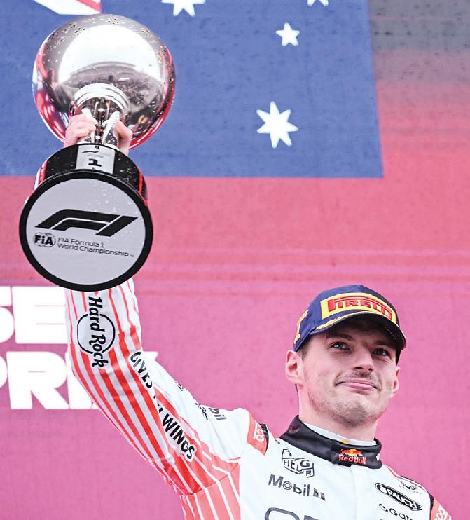 வெர்ஸ்டாபெனுக்கு முதல் வெற்றி