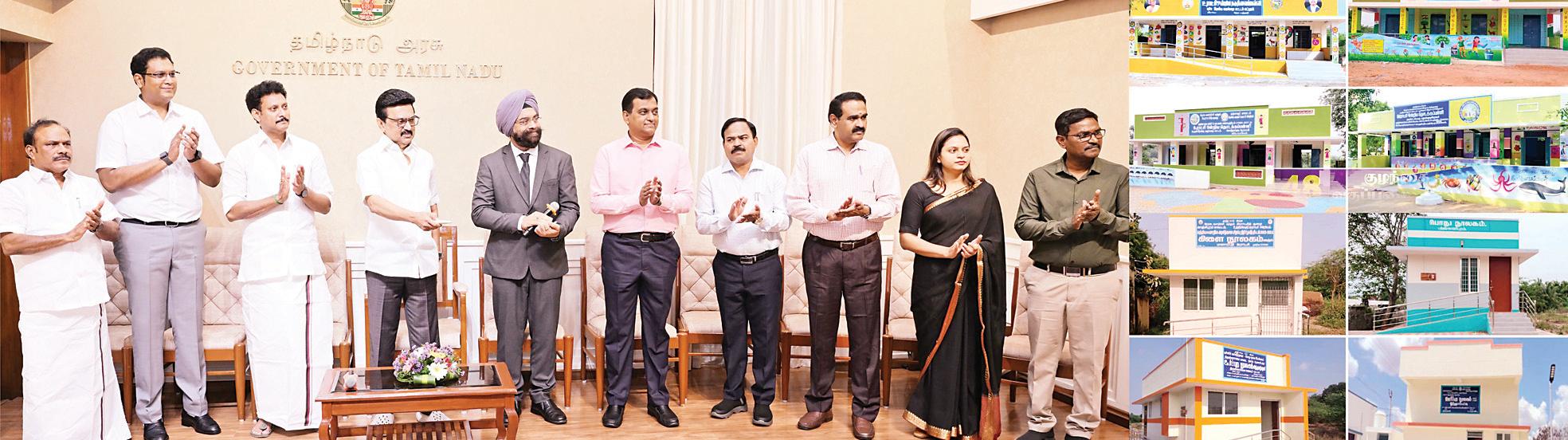 326 நூலகக் கட்டடங்கள்; 199 வகுப்பறைகள்