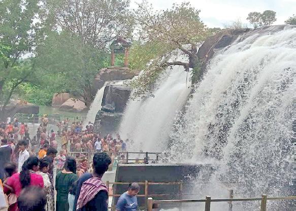 மலைப் பகுதிகளில் நீடிக்கும் மழை: திற்பரப்பு அருவியில் அதிக நீர்வரத்து