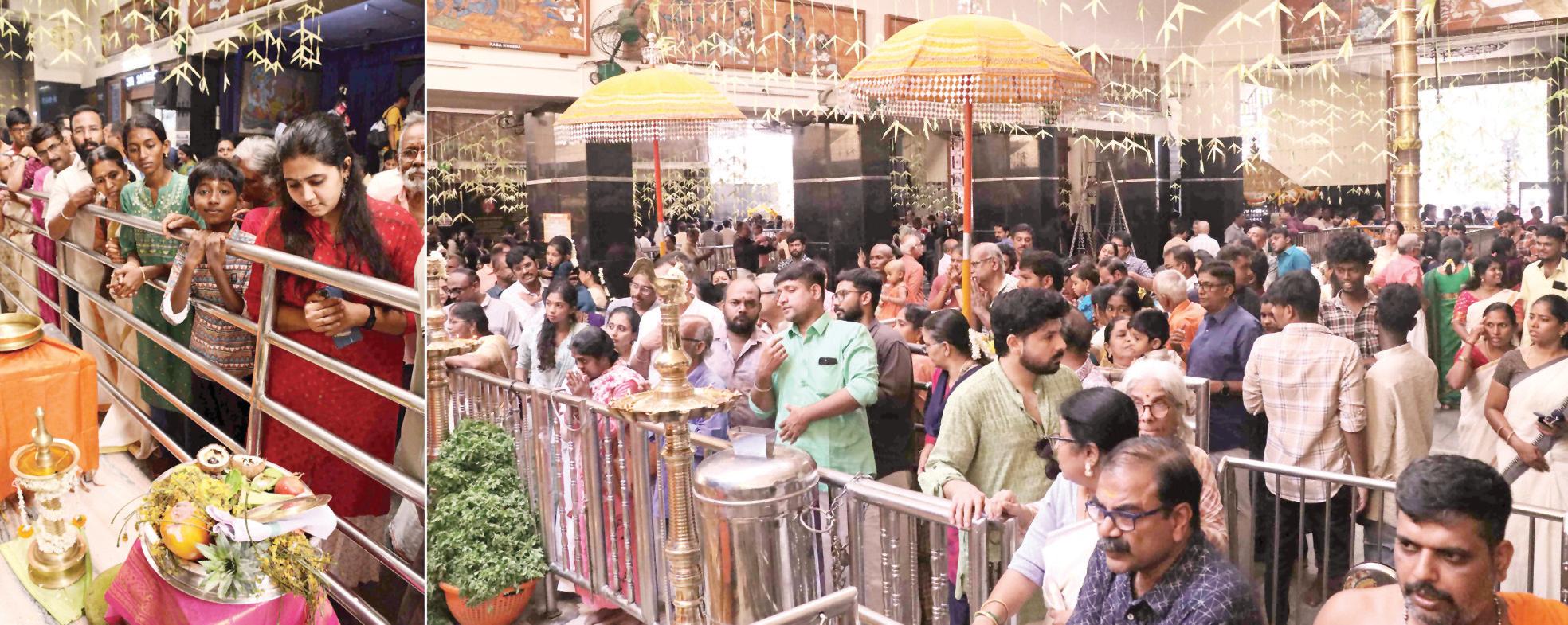 தமிழ்ப் புத்தாண்டு: கோயில்களில் குவிந்த மக்கள்