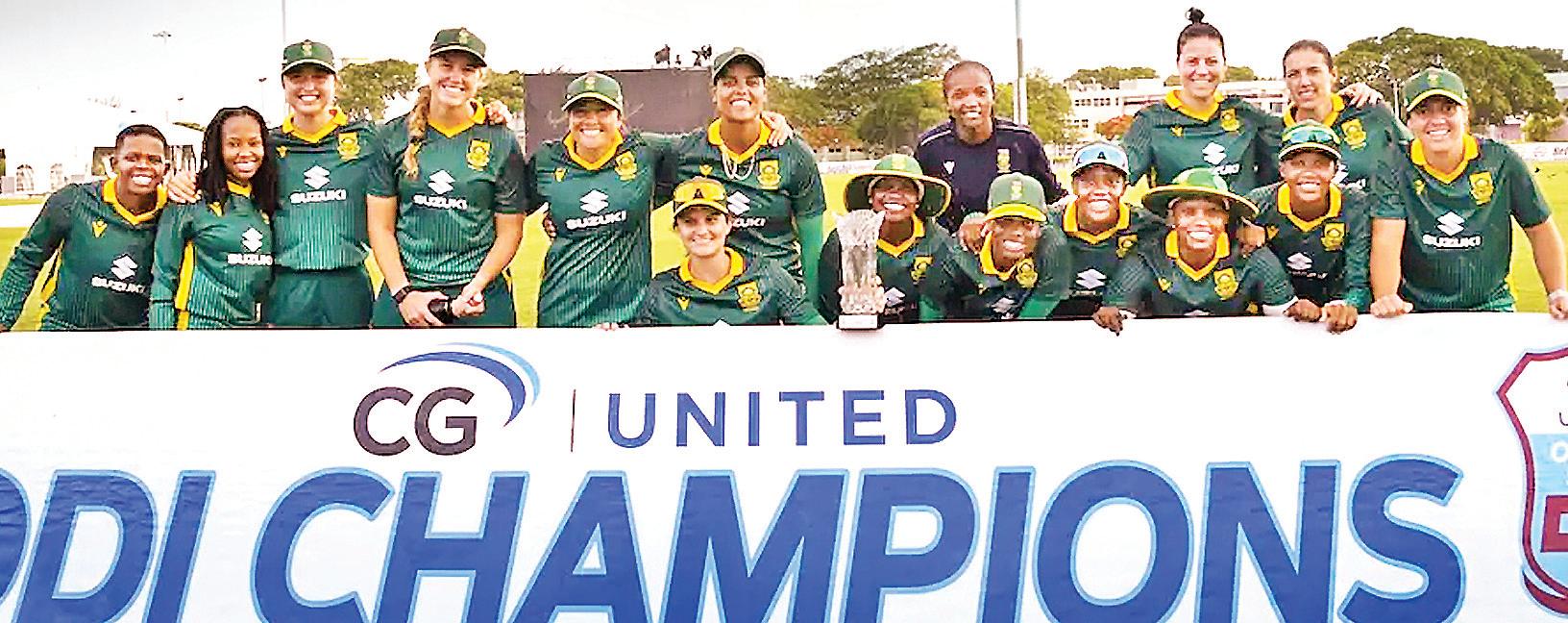 மகளிர் ஒரு நாள் தொடர்: தென்னாப்பிரிக்கா சாம்பியன்