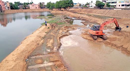 41 குளங்களை ரூ.119 கோடியில் சீரமைக்கத் திட்டம்