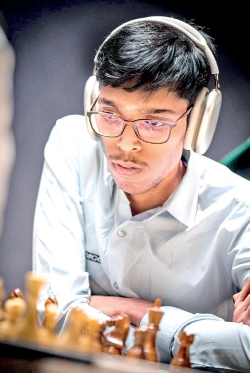 அர்ஜுன் ஏற்றம்; பிரக்ஞானந்தா ஏமாற்றம்