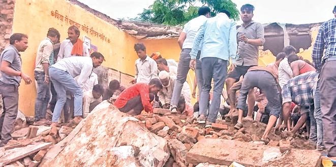 ராஜஸ்தான்: அரசுப் பள்ளி இடிந்து 7 மாணவர்கள் உயிரிழப்பு; 28 பேர் காயம்