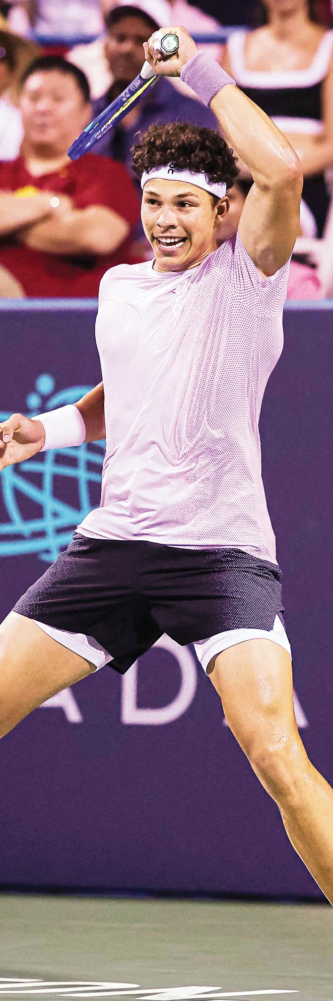 அரையிறுதியில் ரடுகானு, லெய்லா, ஷெல்டன், டி மினார்