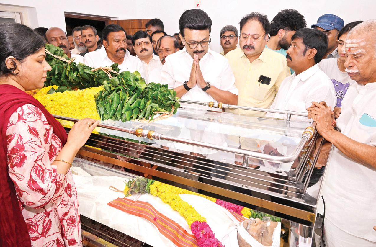 இல.கணேசன் மறைவு: ஆளுநர், முதல்வர், தலைவர்கள் இரங்கல்