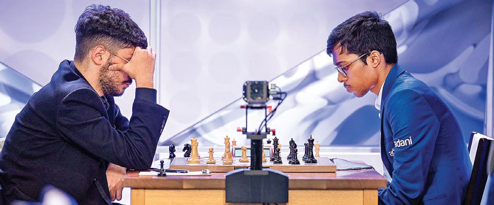 பிரக்ஞானந்தா இணை முன்னிலை