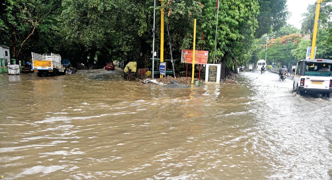 சென்னையில் விடியவிடிய பலத்த மழை