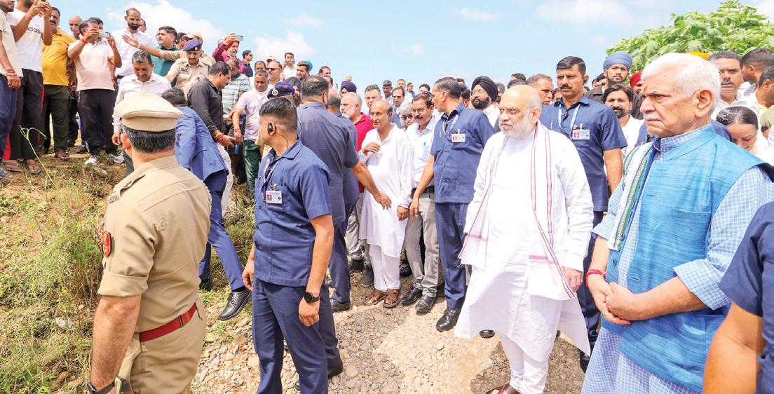 ஜம்முவில் மழைச் சேதம்: மத்திய உள்துறை அமைச்சர் அமித் ஷா ஆய்வு