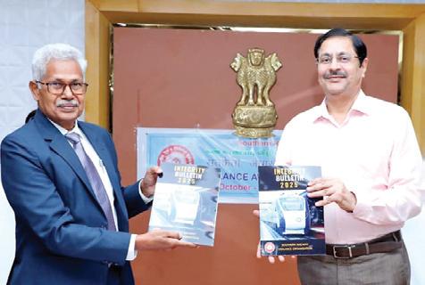 தெற்கு ரயில்வே, மெட்ரோ: ஊழல் தடுப்பு விழிப்புணர்வு