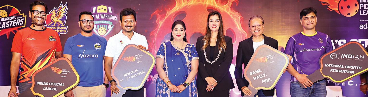 இந்திய பிக்கிள்பால் லீக்: அணிகளை அறிமுகம் செய்தார் துணை முதல்வர் உதயநிதி ஸ்டாலின்