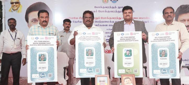 'சென்னை ஒன்' செயலியில் ரூ.1,000, ரூ.2,000 பயண அட்டை அமைச்சர் சா.சி.சிவசங்கர் தொடங்கி வைத்தார்