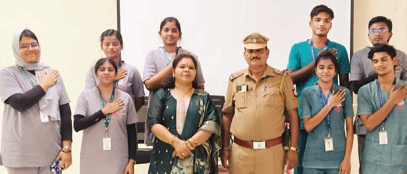 ஸ்ரீ பாலாஜி மருந்தியல் கல்லூரியில் போதைப் பொருள் தடுப்பு விழிப்புணர்வு
