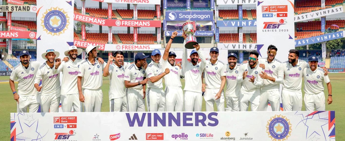 டெஸ்ட் தொடரை முழுமையாக வென்றது இந்தியா