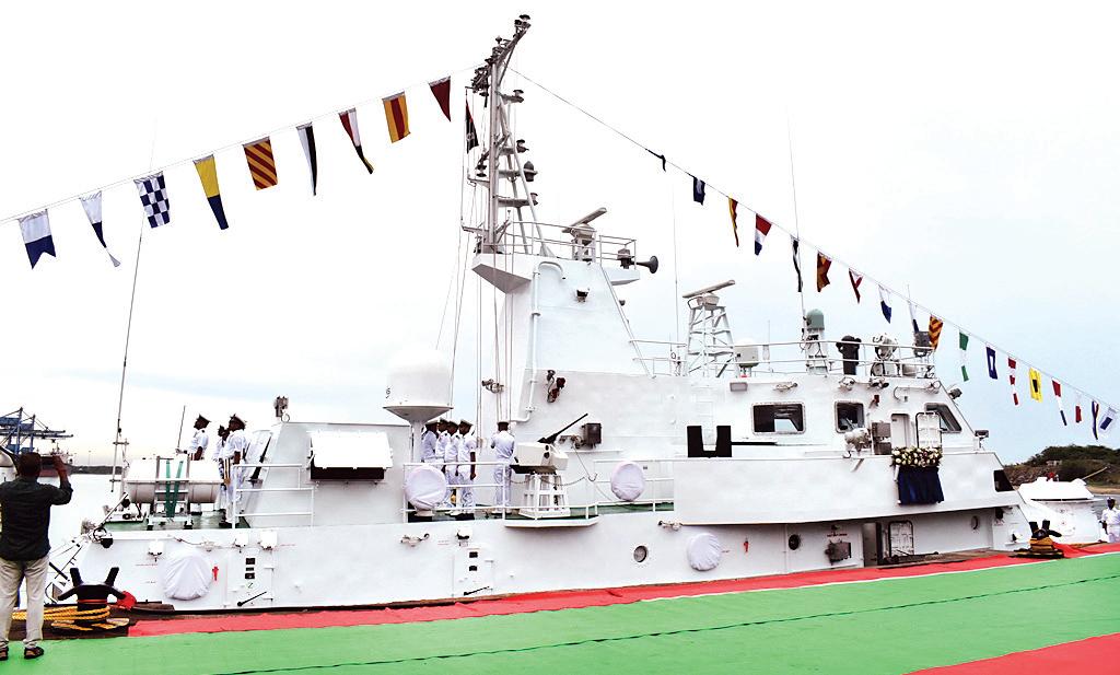 உள்நாட்டில் தயாரித்த ரோந்து கப்பல் நாட்டுக்கு அர்ப்பணிப்பு