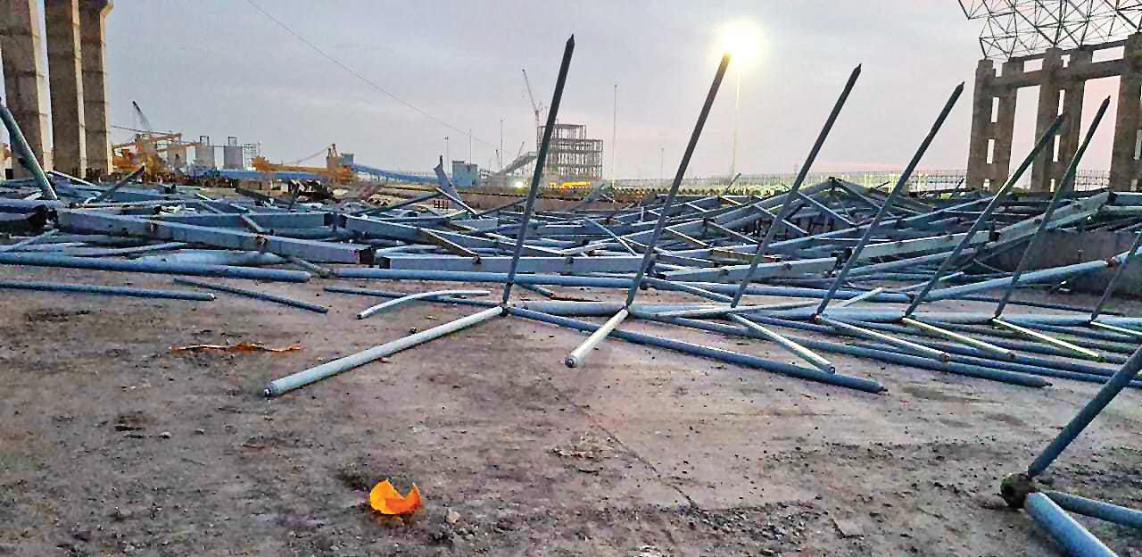 எண்ணூர் அனல் மின் நிலைய கட்டுமான விபத்து: வடமாநிலத் தொழிலாளர்கள் 9 பேர் உயிரிழப்பு