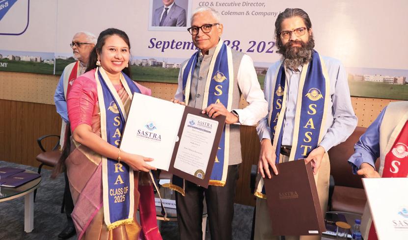 ‘சாஸ்த்ரா’ பல்கலைக்கழகத்தில் பட்டமளிப்பு விழா