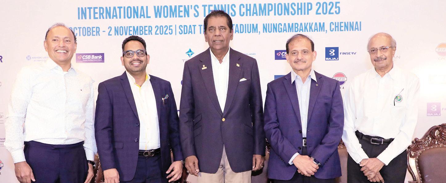 சென்னை ஓபன் டென்னிஸ் அக்டோபர் 27-இல் தொடக்கம்