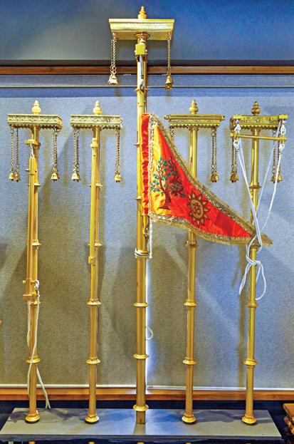 அயோத்தி கோயில் 161 அடி உயர கோபுரத்தில் காவிக் கொடி: பிரதமர் மோடி இன்று ஏற்றுகிறார்!