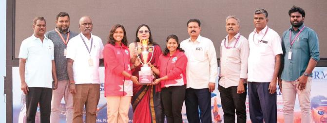 அகில இந்திய பல்கலை, நீச்சல் மகளிர் பிரிவில் எஸ்ஆர்எம் ஒட்டுமொத்த சாம்பியன்