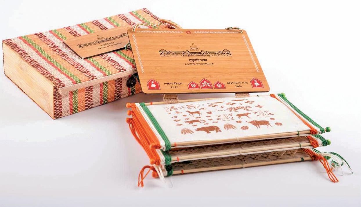 வடகிழக்கு பாரம்பரியத்தைப் பறைசாற்றும் குடியரசு தின தேநீர் விருந்து அழைப்பிதழ்!