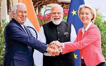நிகழாண்டுக்குள் இந்தியா-ஐரோப்பிய யூனியன் தடையற்ற வர்த்தக ஒப்பந்தம் கையெழுத்தாகும்