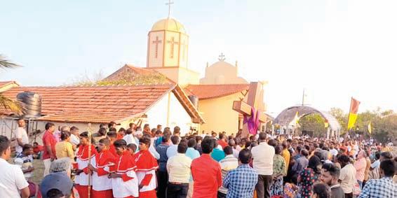 கொடியேற்றத்துடன் தொடங்கியது கச்சத்தீவு தேவாலயத் திருவிழா